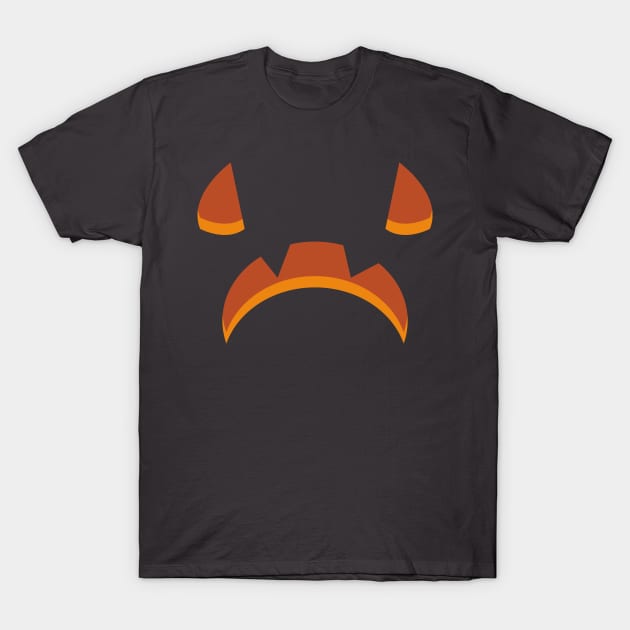Pumpkin face T-Shirt by lakokakr